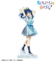 【グッズ-スタンドポップ】TVアニメ『負けヒロインが多すぎる!』 描き下ろし 八奈見 杏菜 制服エプロンver. 特大アクリルスタンド【アニメイト先行販売】の画像