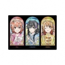 【グッズ-置きもの】やはり俺の青春ラブコメはまちがっている。完 描き下ろし 集合 かわいい私服ver. Aure Glass A6メタルアートパネルの画像