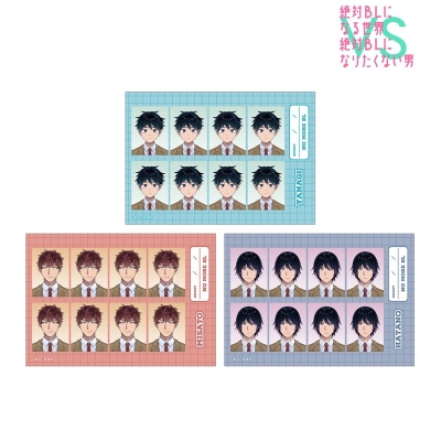 【グッズ-ブロマイド】『絶対BLになる世界VS絶対BLになりたくない男』 柳&三郷&旗野 証明写真風ブロマイド3枚セット