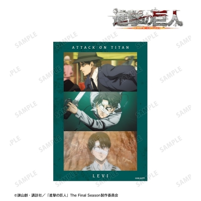 【グッズ-カード】TVアニメ『進撃の巨人』 リヴァイ 場面写クリアカード
