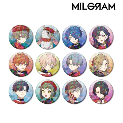 【グッズ-バッチ】MILGRAM -ミルグラム- 描き下ろし 5th Anniversary ver. トレーディングホログラム缶バッジ【特典付】