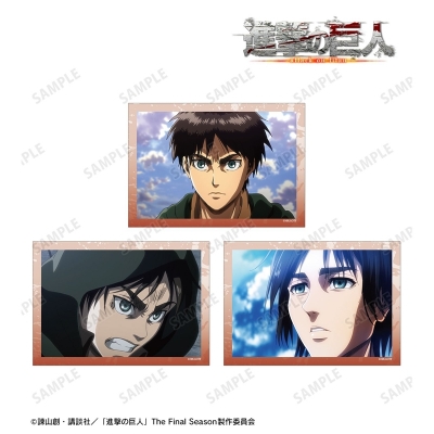 【グッズ-ブロマイド】TVアニメ『進撃の巨人』 エレン 場面写ブロマイド3枚セット vol.3