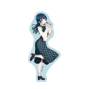 【グッズ-ステッカー】ラブライブ!サンシャイン!! 描き下ろし 津島善子 チェックワンピース衣装ver. ダイカットステッカーの画像