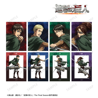 【グッズ-ブロマイド】TVアニメ『進撃の巨人』 描き下ろし 戦う背中ver. 第2弾 トレーディングブロマイド
