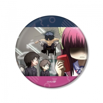 グッズ-バッチ】Angel Beats! 仲村ゆり&高松 ゆるコマ BIG缶バッジ 