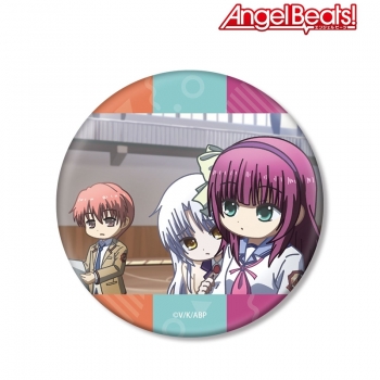 グッズ-バッチ】Angel Beats! 仲村ゆり&立華かなで&音無結弦 ゆるコマ 