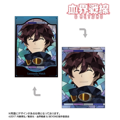 【グッズ-カード】TVアニメ『血界戦線 & BEYOND』 レオナルド・ウォッチ Aure Glass A5イラストカード