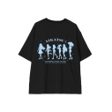 【グッズ-Tシャツ】アイカツ! 10th STORY ~未来へのSTARWAY~ 描き下ろし 集合 歩みver. BIGシルエットTシャツユニセックス(サイズ/XL)の画像