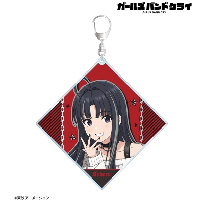 【グッズ-キーホルダー】ガールズバンドクライ 描き下ろし 安和 すばる パンクファッションver. BIGアクリルキーホルダー