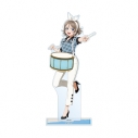 【グッズ-スタンドポップ】ラブライブ!サンシャイン!! 描き下ろし 渡辺 曜 The Blue Swell衣装ver. 特大アクリルスタンドの画像
