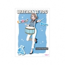 【グッズ-ポスター】ラブライブ!サンシャイン!! 描き下ろし 渡辺 曜 The Blue Swell衣装ver. A3マット加工ポスターの画像