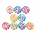 【グッズ-バッチ】アイカツ! トレーディング Ani-Art clear label グリッター缶バッジ【特典付】の画像