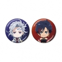【グッズ-バッチ】終末のワルキューレIII ハデス&始皇帝 ちびキャラ メタリック缶バッジ2個セットの画像
