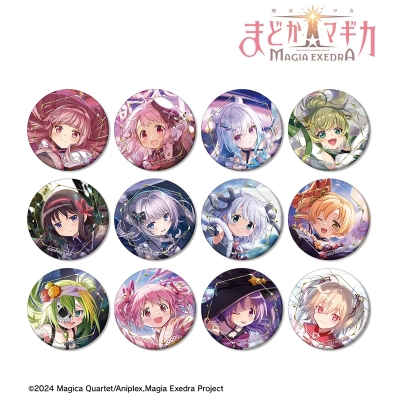【グッズ-バッチ】魔法少女まどか☆マギカ Magia Exedra トレーディングマットジュエリー缶バッジ【アニメイト特典付】