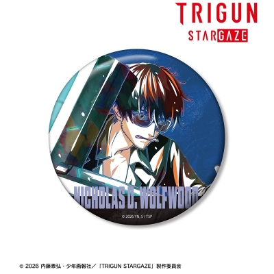 【グッズ-バッチ】TVアニメ「TRIGUN STARGAZE」 ニコラス・D・ウルフウッド Ani-Art 第3弾 100mm缶バッジ ver.②