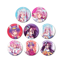 【グッズ-バッチ】ノーゲーム・ノーライフ ゼロ 描き下ろし ギャル制服ver. トレーディンググリッター缶バッジ【特典付】の画像