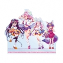 【グッズ-スタンドポップ】ノーゲーム・ノーライフ ゼロ 描き下ろし 集合 ギャル制服ver. BIGアクリルスタンドの画像