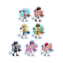【グッズ-ステッカー】黒子のバスケ トレーディング ちびとこ 第2弾 クリアダイカットステッカーの画像