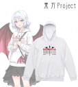 【グッズ-ジャンパー・コート】東方Project arti-mate 着用プルオーバーパーカー レミリア 松本能人イラスト 現代風ファッションver.メンズ(サイズ/Free)【アニメイト限定】の画像