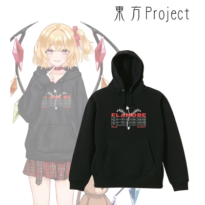 【グッズ-ジャンパー・コート】東方Project arti-mate 着用プルオーバーパーカー フランドール 松本能人イラスト 現代風ファッションver.レディース(サイズ/Free)【アニメイト限定