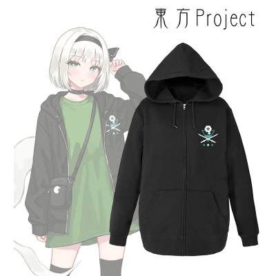 【グッズ-ジャンパー・コート】東方Project arti-mate 着用ジップパーカー 魂魄妖夢 松本能人イラスト 現代風ファッションver.メンズ(サイズ/Free)【アニメイト限定】