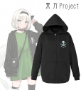 【グッズ-ジャンパー・コート】東方Project arti-mate 着用ジップパーカー 魂魄妖夢 松本能人イラスト 現代風ファッションver.レディース(サイズ/Free)【アニメイト限定】の画像
