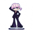 【グッズ-スタンドポップ】『New PANTY & STOCKING with GARTERBELT』 描き下ろし ポリウレタン ブラックドレスver. 特大アクリルスタンドの画像