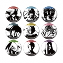 【グッズ-バッチ】ぬらりひょんの孫~千年魔京~ トレーディング 影絵 メタリック缶バッジ【アニメイト特典付】の画像