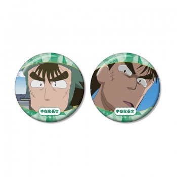 グッズ-バッチ】忍たま乱太郎 中在家長次 場面写缶バッジ2個セット vol 