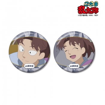 グッズ-バッチ】忍たま乱太郎 山田利吉 場面写缶バッジ2個セット vol.2 