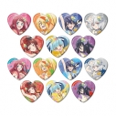 【グッズ-バッチ】劇場版『ゾンビランドサガ ゆめぎんがパラダイス』 トレーディング ライブver. ハート型缶バッジ【特典付】の画像