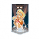 【グッズ-スタンドポップ】劇場版『ゾンビランドサガ ゆめぎんがパラダイス』 二階堂 サキ ライブver. キューブ型ジオラマ風アクリルスタンドの画像