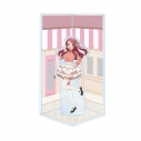 【グッズ-スタンドポップ】劇場版『ゾンビランドサガ ゆめぎんがパラダイス』 源 さくら 私服ver. キューブ型ジオラマ風アクリルスタンドの画像