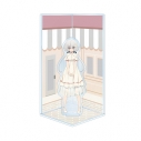 【グッズ-スタンドポップ】劇場版『ゾンビランドサガ ゆめぎんがパラダイス』 紺野 純子 私服ver. キューブ型ジオラマ風アクリルスタンドの画像