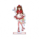 【グッズ-スタンドポップ】夢色パティシエール 松本夏実先生 描き下ろし 天野いちご&バニラ ダイナーver. BIGアクリルスタンドの画像