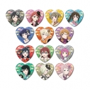 【グッズ-バッチ】ラブライブ!虹ヶ咲学園スクールアイドル同好会 描き下ろし 着物ドレスver. トレーディングハート型缶バッジ【特典付】の画像