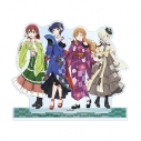 【グッズ-スタンドポップ】ラブライブ!虹ヶ咲学園スクールアイドル同好会 描き下ろし 3年生集合 着物ドレスver. ジオラマアクリルスタンドの画像