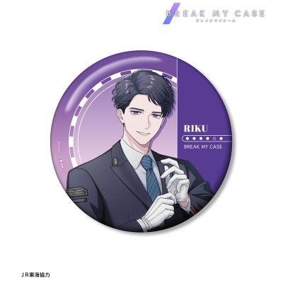 【グッズ-バッチ】ブレイクマイケース 描き下ろし 立科吏来 駅員ver. 100mm缶バッジ