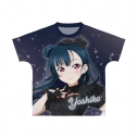 【グッズ-Tシャツ】ラブライブ!サンシャイン!! 描き下ろし 津島善子 3rdソロコンサートver. フルグラフィックTシャツユニセックス(サイズ/M)の画像