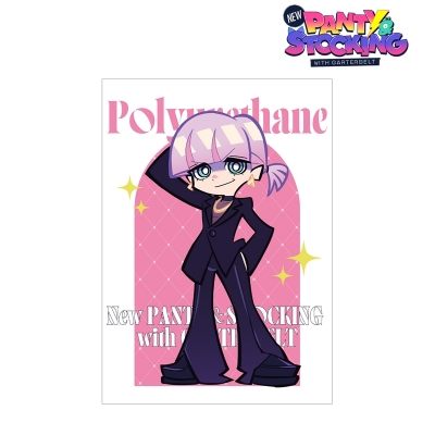 【グッズ-ポスター】『New PANTY & STOCKING with GARTERBELT』 描き下ろし ポリウレタン ブラックドレスver. A3マット加工ポスター