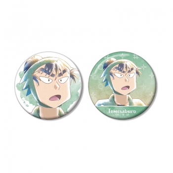 グッズ-バッチ】忍たま乱太郎 食満留三郎 Ani-Art aqua label 第3弾 缶 