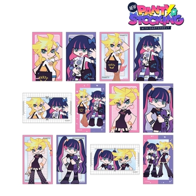 【グッズ-カード】『New PANTY & STOCKING with GARTERBELT』 描き下ろし モデルver. トレーディングコンパクトクリアカード
