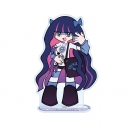 【グッズ-スタンドポップ】『New PANTY & STOCKING with GARTERBELT』 描き下ろし ストッキング モデルver. BIGアクリルスタンド ver.Aの画像