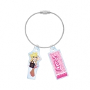 【グッズ-キーホルダー】『New PANTY & STOCKING with GARTERBELT』 描き下ろし パンティ モデルver. 2連ワイヤーアクリルキーホルダー ver.Aの画像