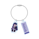 【グッズ-キーホルダー】『New PANTY & STOCKING with GARTERBELT』 描き下ろし ストッキング モデルver. 2連ワイヤーアクリルキーホルダー ver.Aの画像