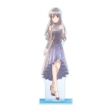 【グッズ-スタンドポップ】「青春ブタ野郎」シリーズ 描き下ろし 桜島麻衣 星空ドレスver. Ani-Art aqua label 特大アクリルスタンドの画像