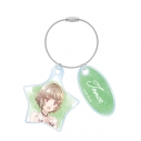 【グッズ-キーホルダー】「青春ブタ野郎」シリーズ 描き下ろし 古賀朋絵 星空ドレスver. Ani-Art aqua label 2連ワイヤーアクリルキーホルダーの画像