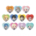 【グッズ-バッチ】ラブライブ!スーパースター!! トレーディング ちびキャラ 音楽ver. ハート型缶バッジ【特典付】の画像
