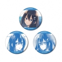 【グッズ-バッチ】私を喰べたい、ひとでなし 近江汐莉 グリッター缶バッジ3個セットの画像