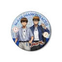 【グッズ-バッチ】TVアニメ『ダイヤのA actⅡ -Second Season-』 描き下ろし 沢村栄純&御幸一也 私服・ショッピングver. 75mmホログラム缶バッジの画像